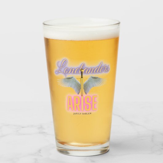 Lonelanders Arise - Glass Tumbler (Voorkant gevuld)