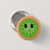 Lonelu Kiwii Knop Ronde Button 3,2 Cm (Voorkant /achterkant)