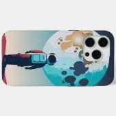 Lonely Astronaut Case-Mate iPhone Case (Achterkant (horizontaal))