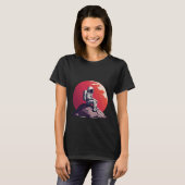 Lonely Astronaut op de maan T-shirt (Voorkant volledig)