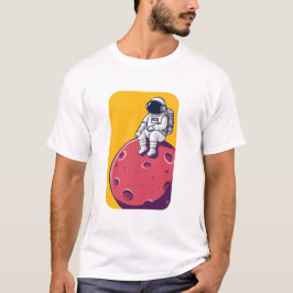 Lonely Astronaut op de maan T-shirt