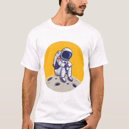 Lonely Astronaut op de maan T-shirt