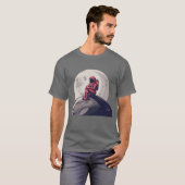 Lonely Astronaut op de maan T-shirt (Voorkant volledig)