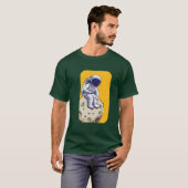 Lonely Astronaut op de maan T-shirt (Voorkant volledig)