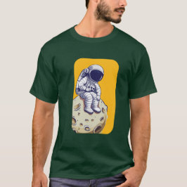 Lonely Astronaut op de maan T-shirt