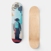 Lonely Astronaut Persoonlijk Skateboard (Voorkant)