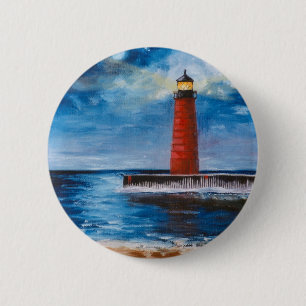 Lonely Beacon-Button Ronde Button 5,7 Cm