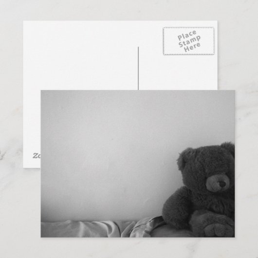 Lonely Bear postcard Briefkaart (Voorkant / Achterkant)