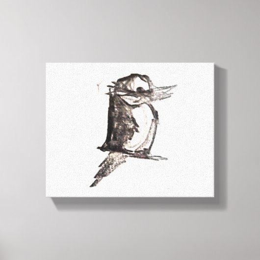 Lonely Bird Canvas Afdruk (Voorkant)