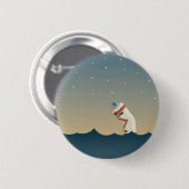 Lonely Buoy Ronde Button 5,7 Cm (Voorkant /achterkant)