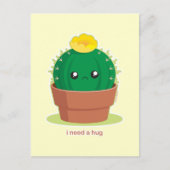 Lonely Cactus Briefkaart (Voorkant)