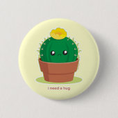 Lonely Cactus Ronde Button 5,7 Cm (Voorkant)