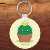 Lonely Cactus Sleutelhanger (Voorkant)