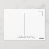 Lonely Cloud Briefkaart (Achterkant)