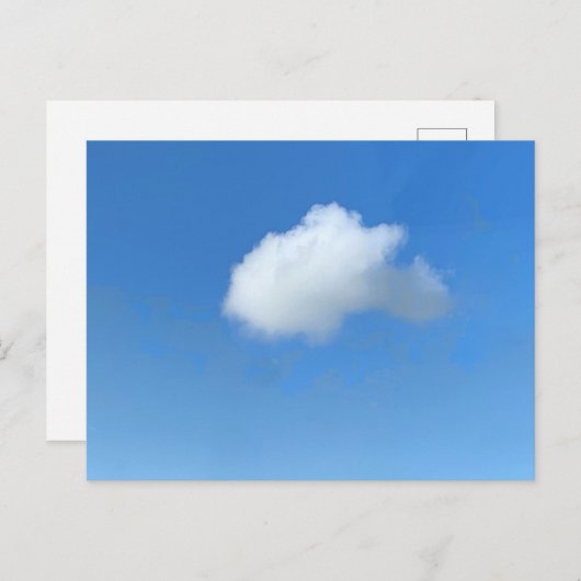 Lonely Cloud  Briefkaart (Voorkant / Achterkant)