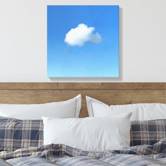 Lonely Cloud Canvas Afdruk (Insitu (Slaapkamer))