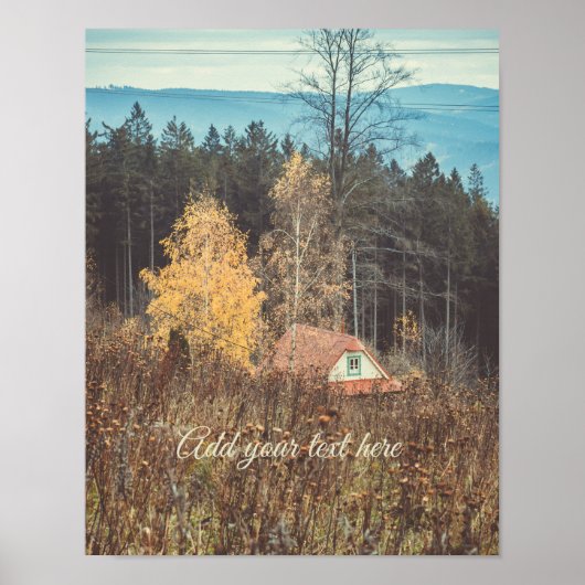 Lonely Cottage Poster (Voorkant)
