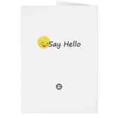 Lonely Cricket Kaart (Achterkant)