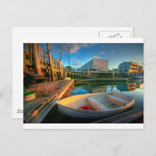 Lonely Dingy - Belfast, Maine Briefkaart (Voorkant / Achterkant)