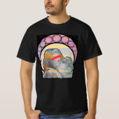 Lonely Doll Glitch Art T-shirt (Voorkant)