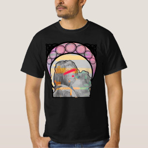 Lonely Doll Glitch Art T-shirt