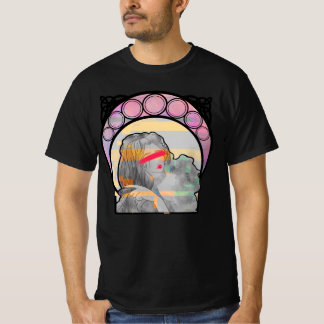 Lonely Doll Glitch Art T-shirt