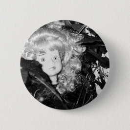 Lonely Doll Head Ronde Button 5,7 Cm