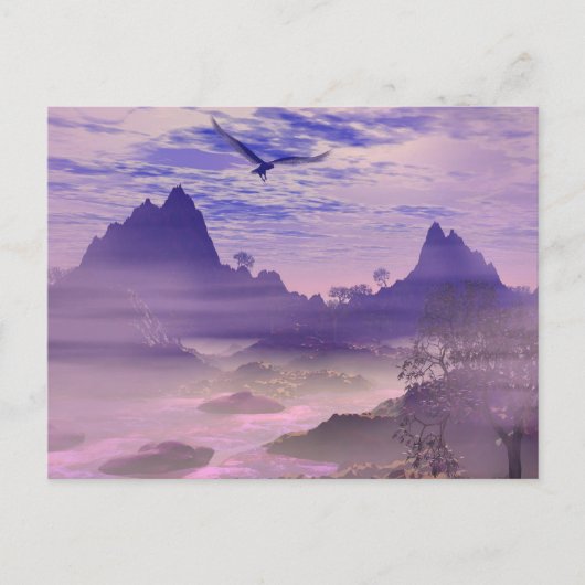 Lonely Eagle Briefkaart (Voorkant)