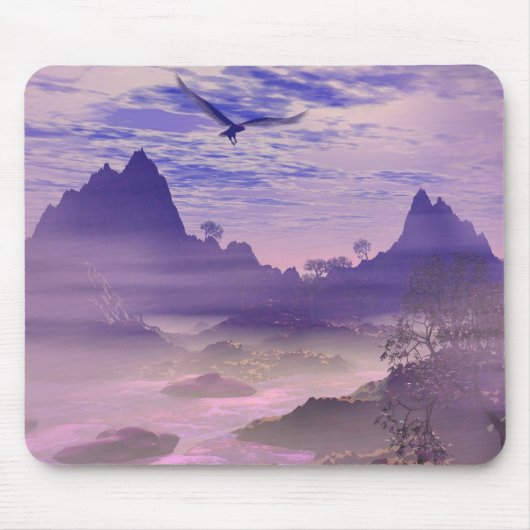 Lonely Eagle Mousepad Muismat (Voorkant)