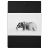Lonely Elephant Klembord (Achterkant)