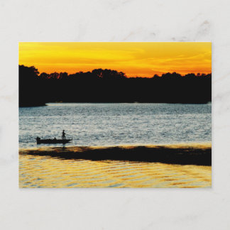 Lonely Fisherman Briefkaart