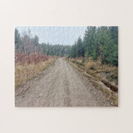 Lonely Forest Path, Autumn, Duitsland Legpuzzel