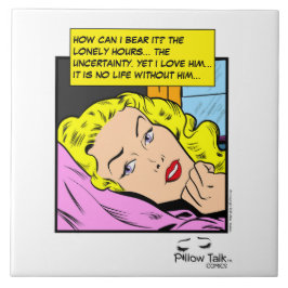 Lonely Hearts Retro Romance Comic Tegeltje