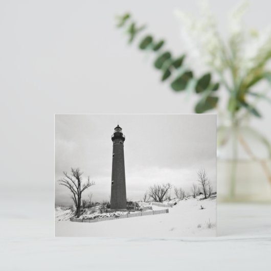 Lonely Lighthouse Briefkaart (Staand voorkant)
