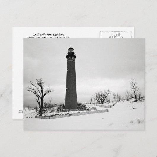 Lonely Lighthouse Briefkaart (Voorkant / Achterkant)