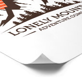 Lonely Mountain - Adventure Company - Fantasy Trip Poster (Hoek)
