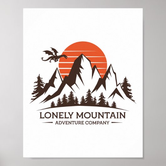 Lonely Mountain - Adventure Company - Fantasy Trip Poster (Voorkant)