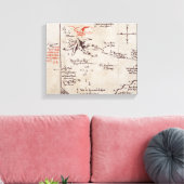 Lonely Mountain Canvas Afdruk (Insitu (Woonkamer))