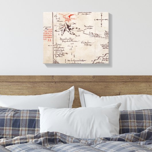 Lonely Mountain Canvas Afdruk (Insitu (Slaapkamer))