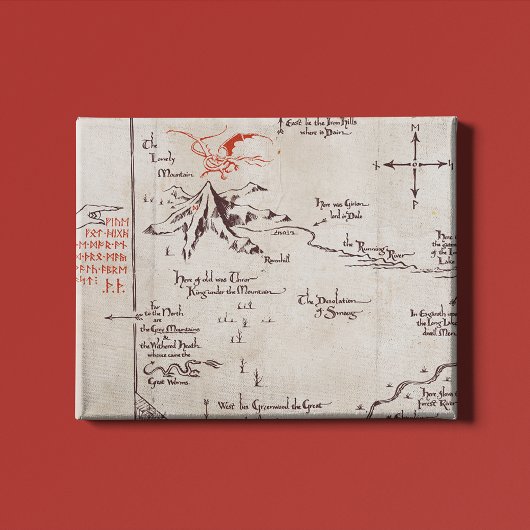 Lonely Mountain Canvas Afdruk