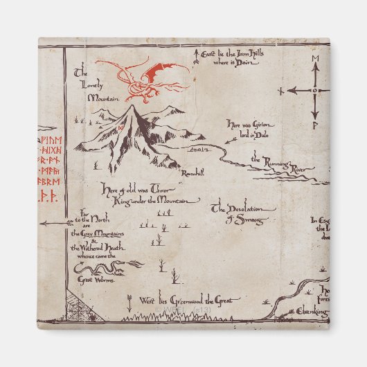 Lonely Mountain Magneet (Voorkant)