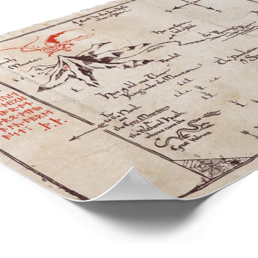 Lonely Mountain Poster (Hoek)