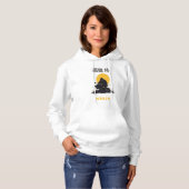 Lonely Ninja Samurai Kunstontwerp Hoodie (Voorkant volledig)