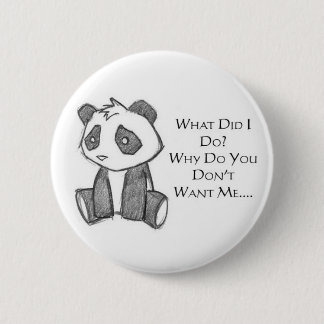 Lonely Panda Pin Ronde Button 5,7 Cm