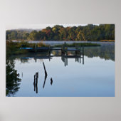 Lonely River Dock Poster (Voorkant)