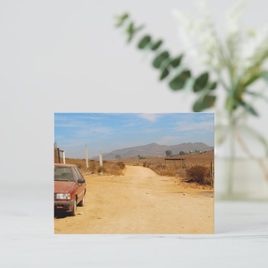 Lonely Road Briefkaart (Staand voorkant)