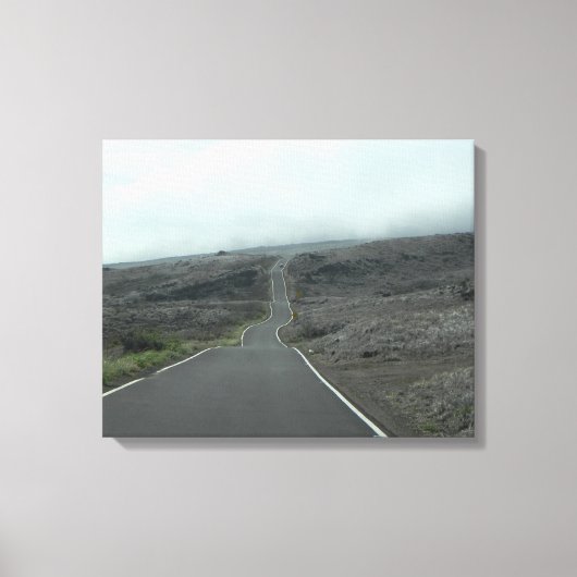 Lonely Road Canvas Afdruk (Voorkant)