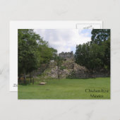 Lonely Ruin in Chichen Itza Briefkaart (Voorkant / Achterkant)