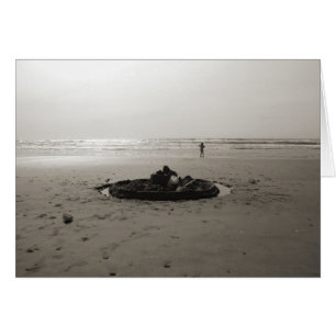 Lonely Sandcastle message sjabloon