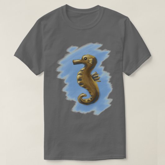 Lonely Seahorse T-shirt (Design voorkant)